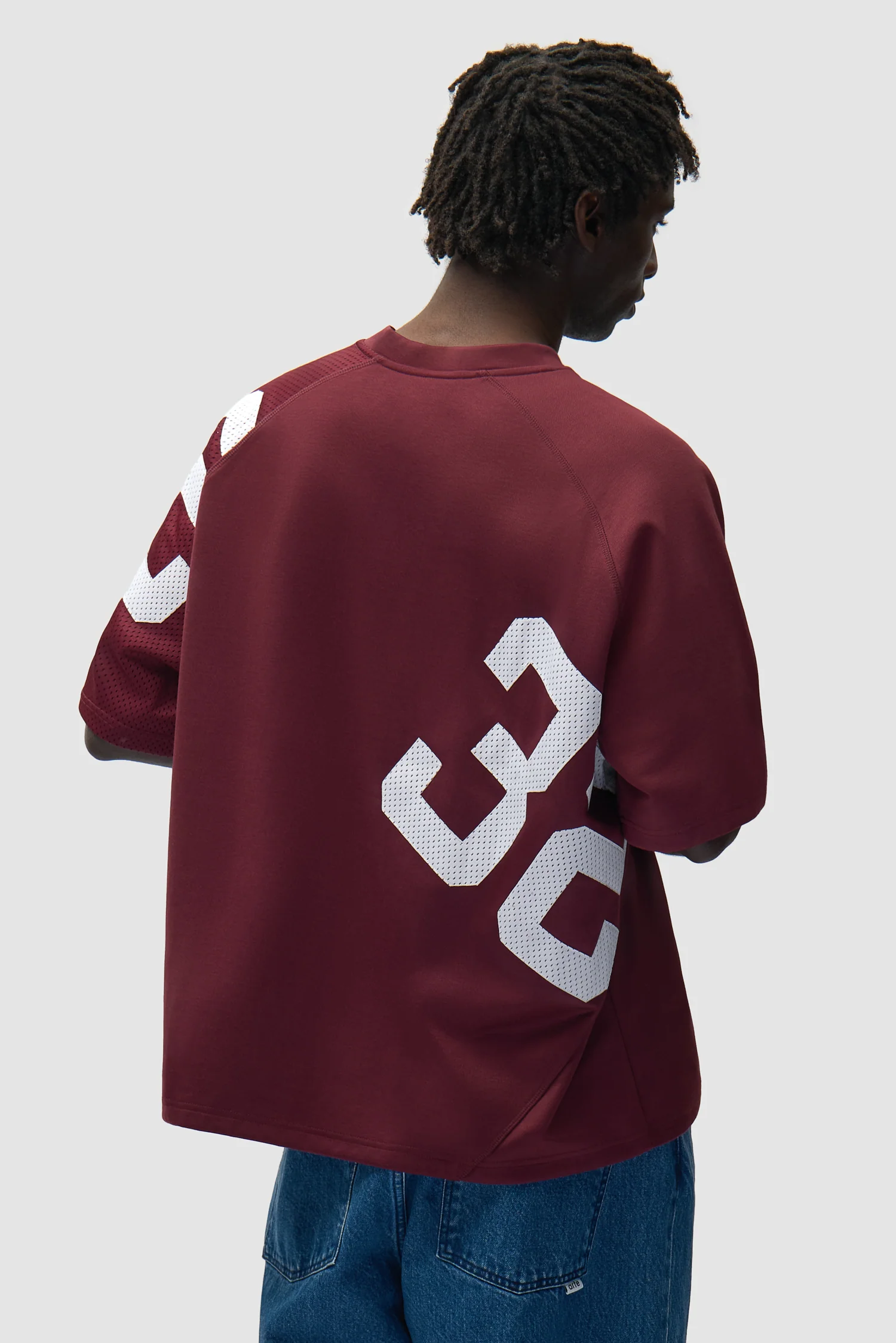 32 Jersey - White/Bordeaux - Image 3