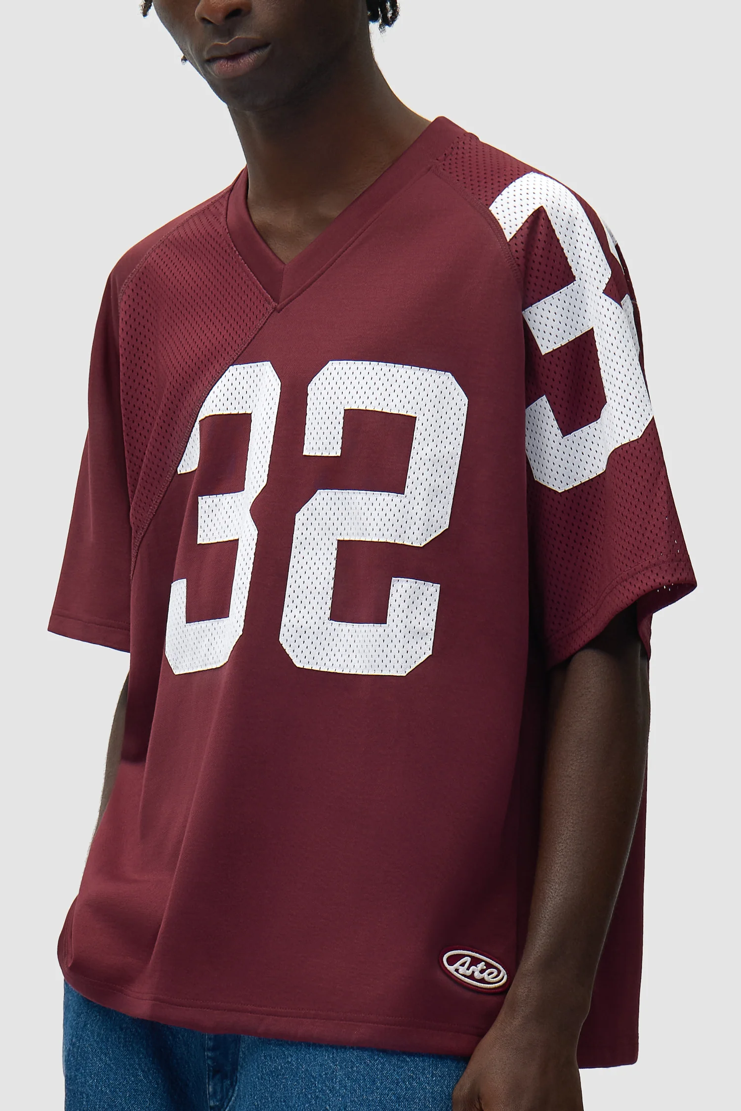 32 Jersey - White/Bordeaux - Image 7