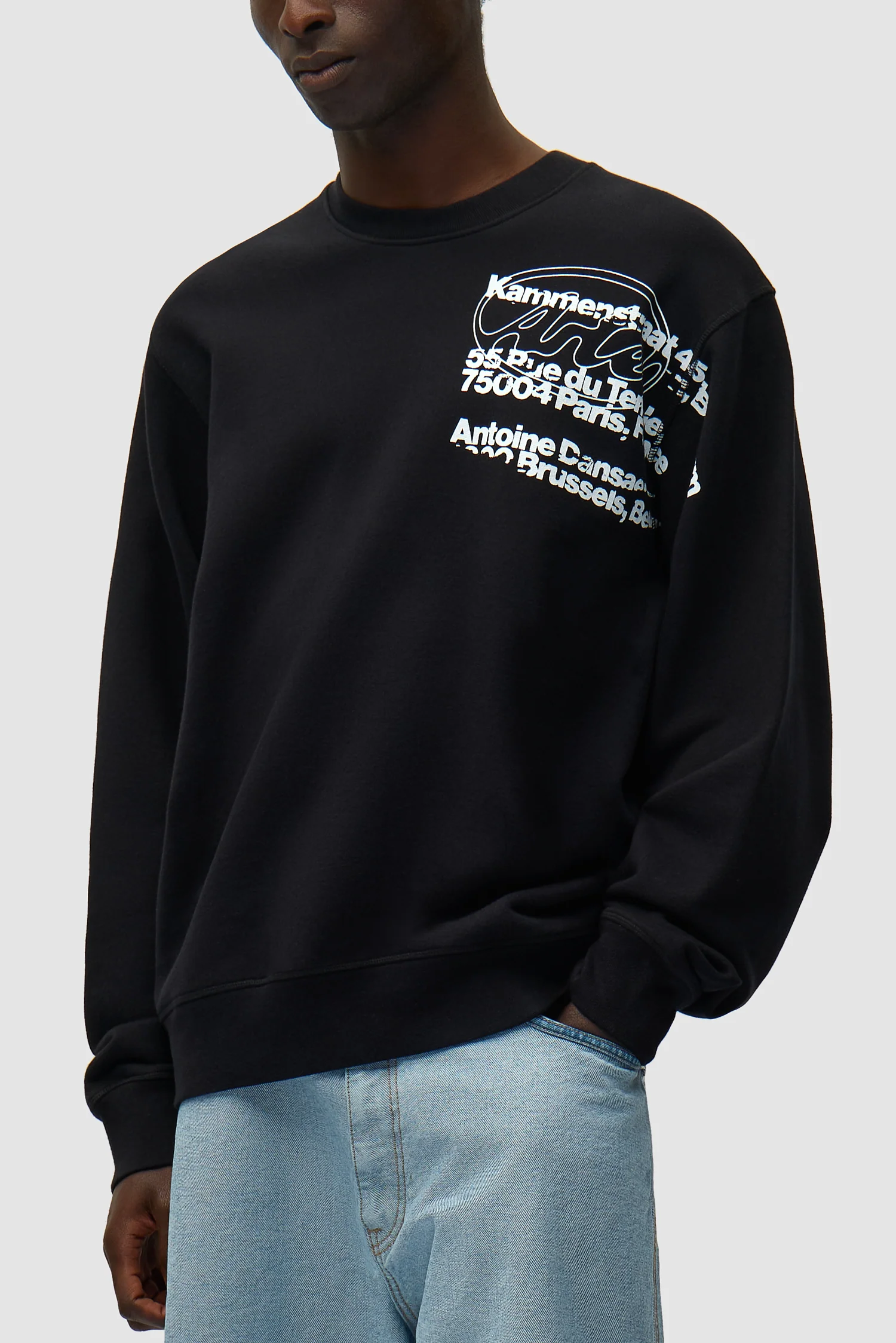 Address Crewneck - Black - Image 7