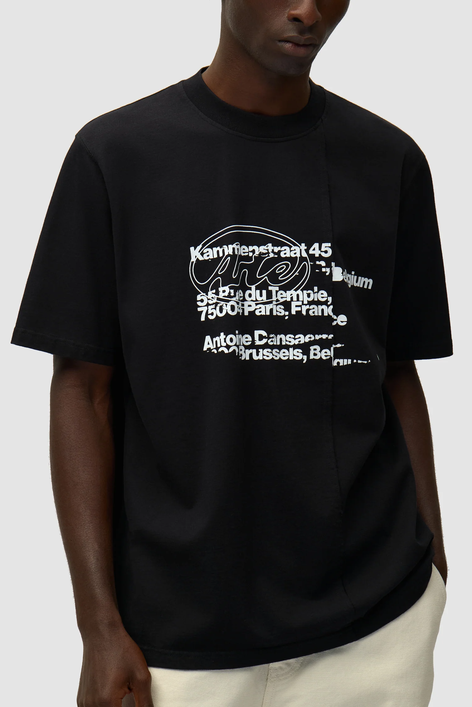 Address T-shirt - Black - Image 7