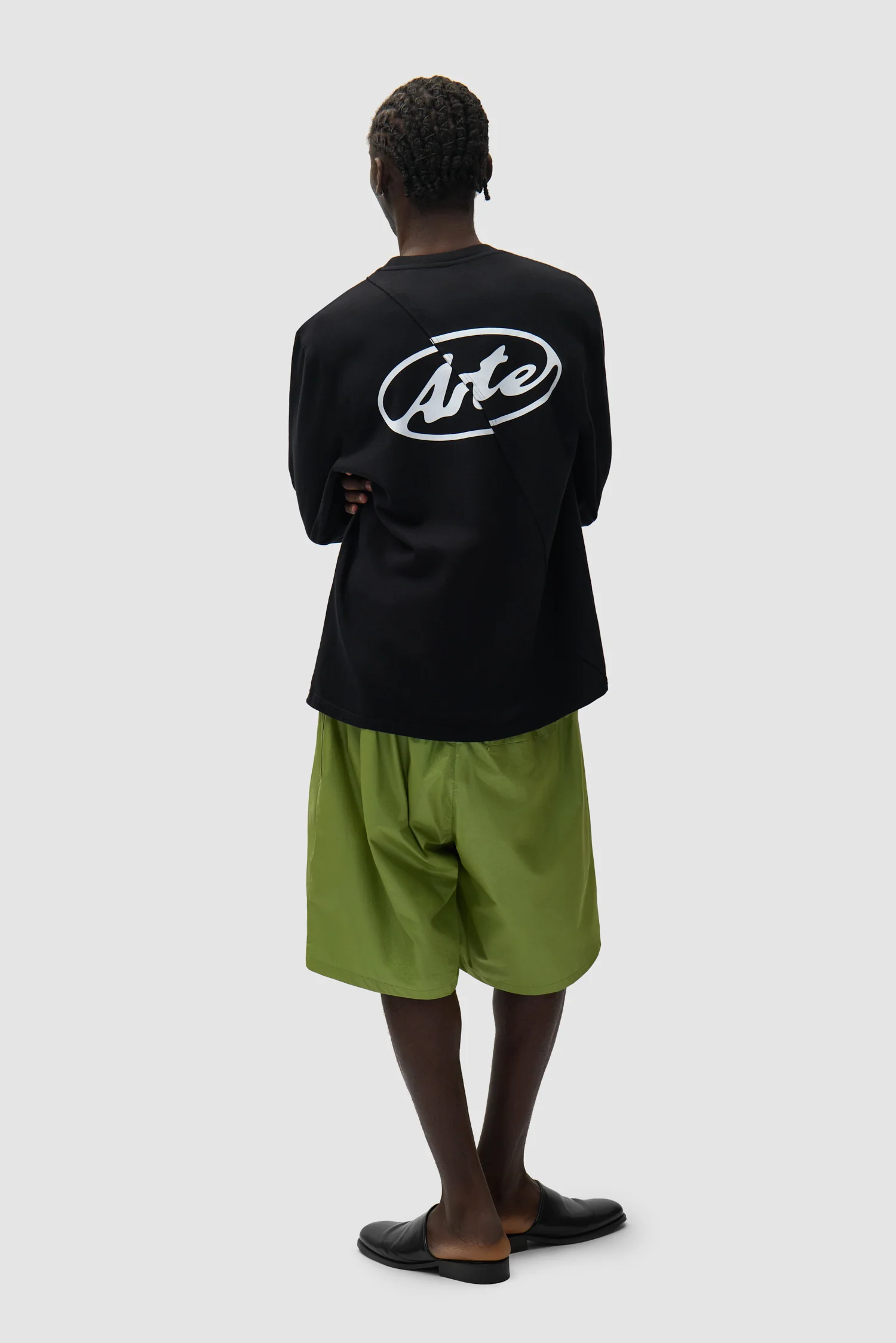 Big Logo Shorts - Green - Image 7