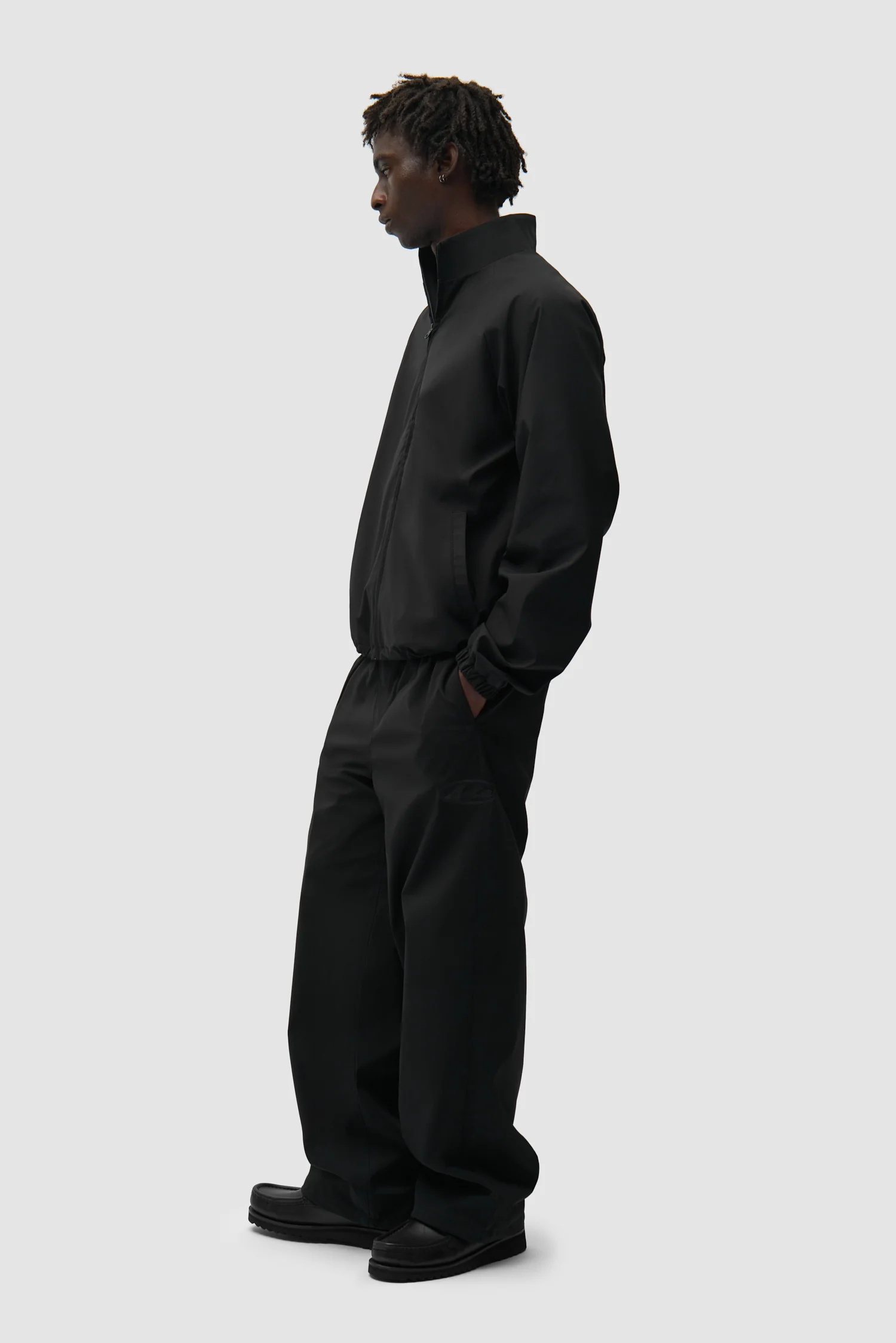 Branded Trackjacket - Black - Image 5