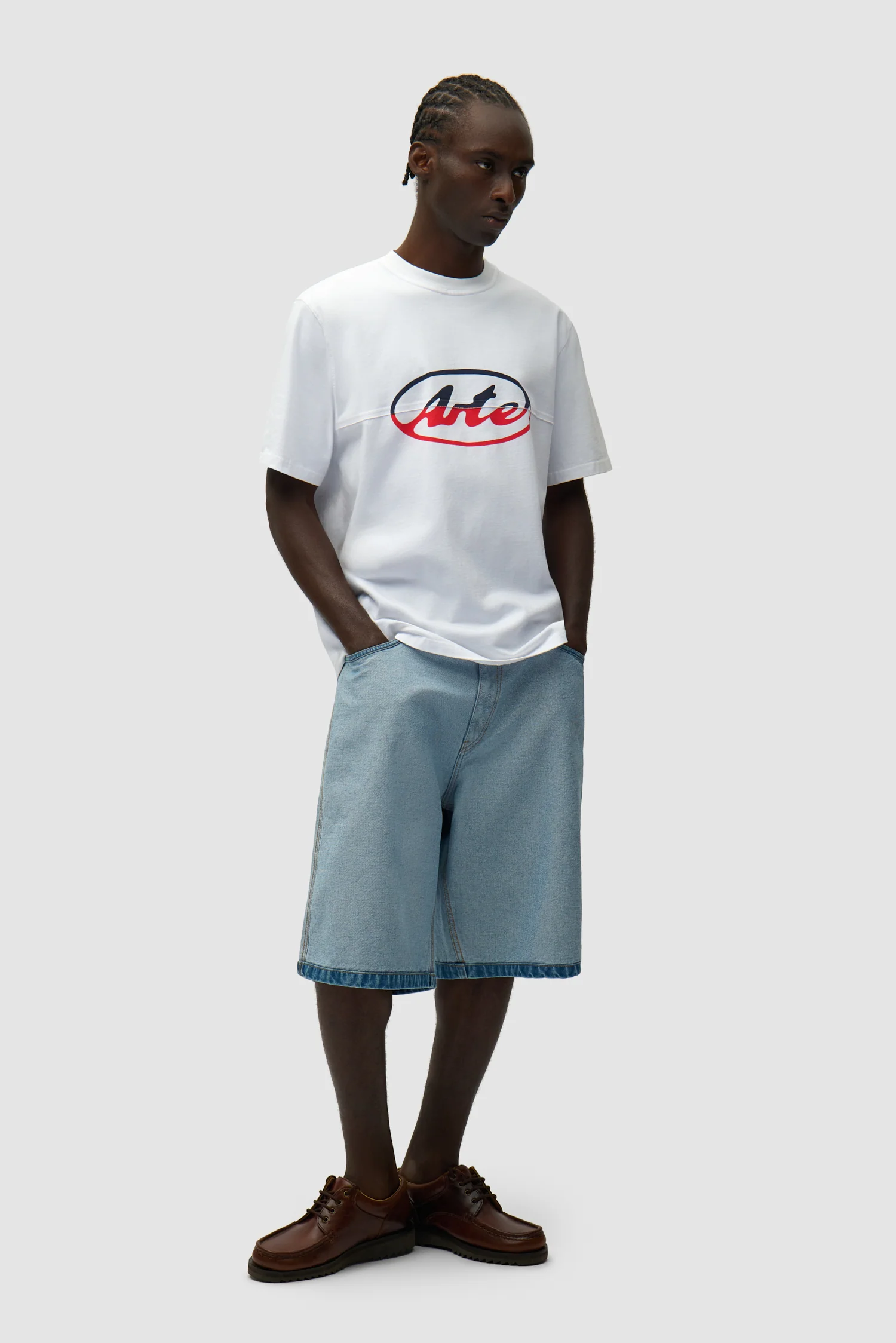 Circle Logo Cut T-shirt - White - Image 5