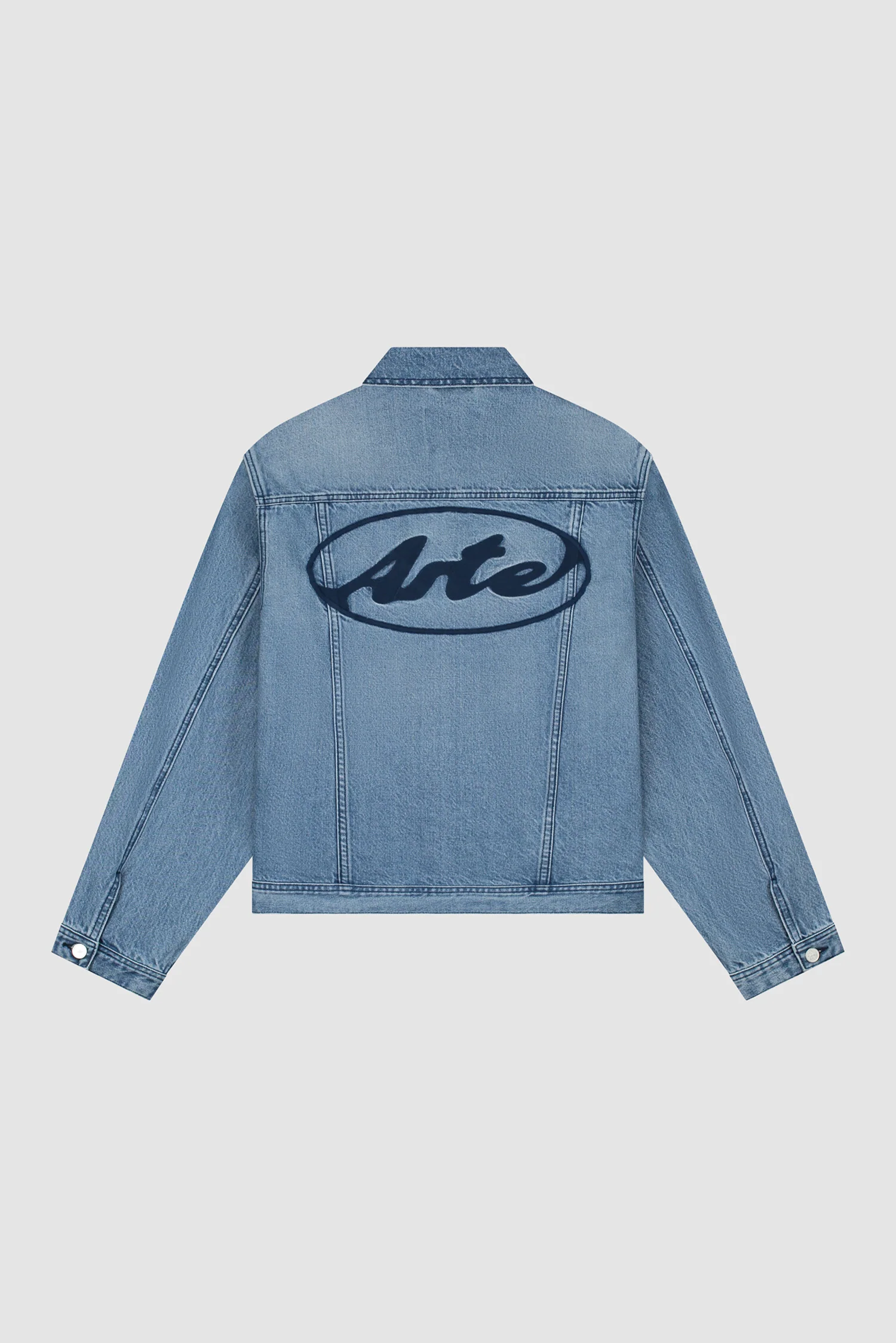 Circle Logo Jeans Jacket - Denim Bleach - Image 9