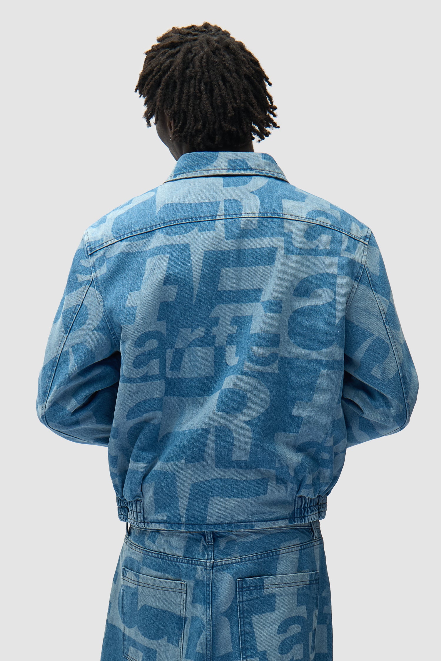 Denim Allover Jacket - Raw Denim - Image 3