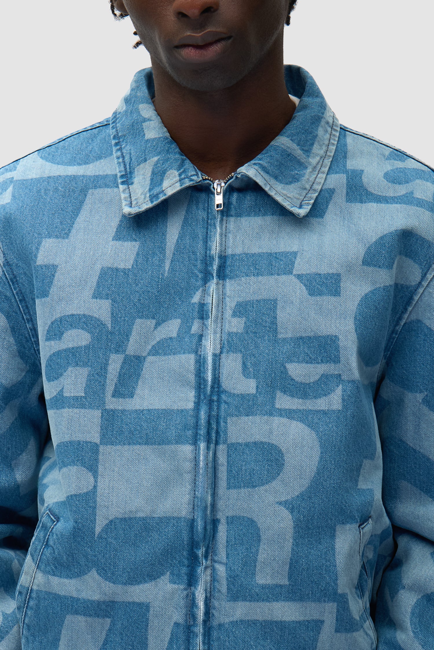 Denim Allover Jacket - Raw Denim - Image 8