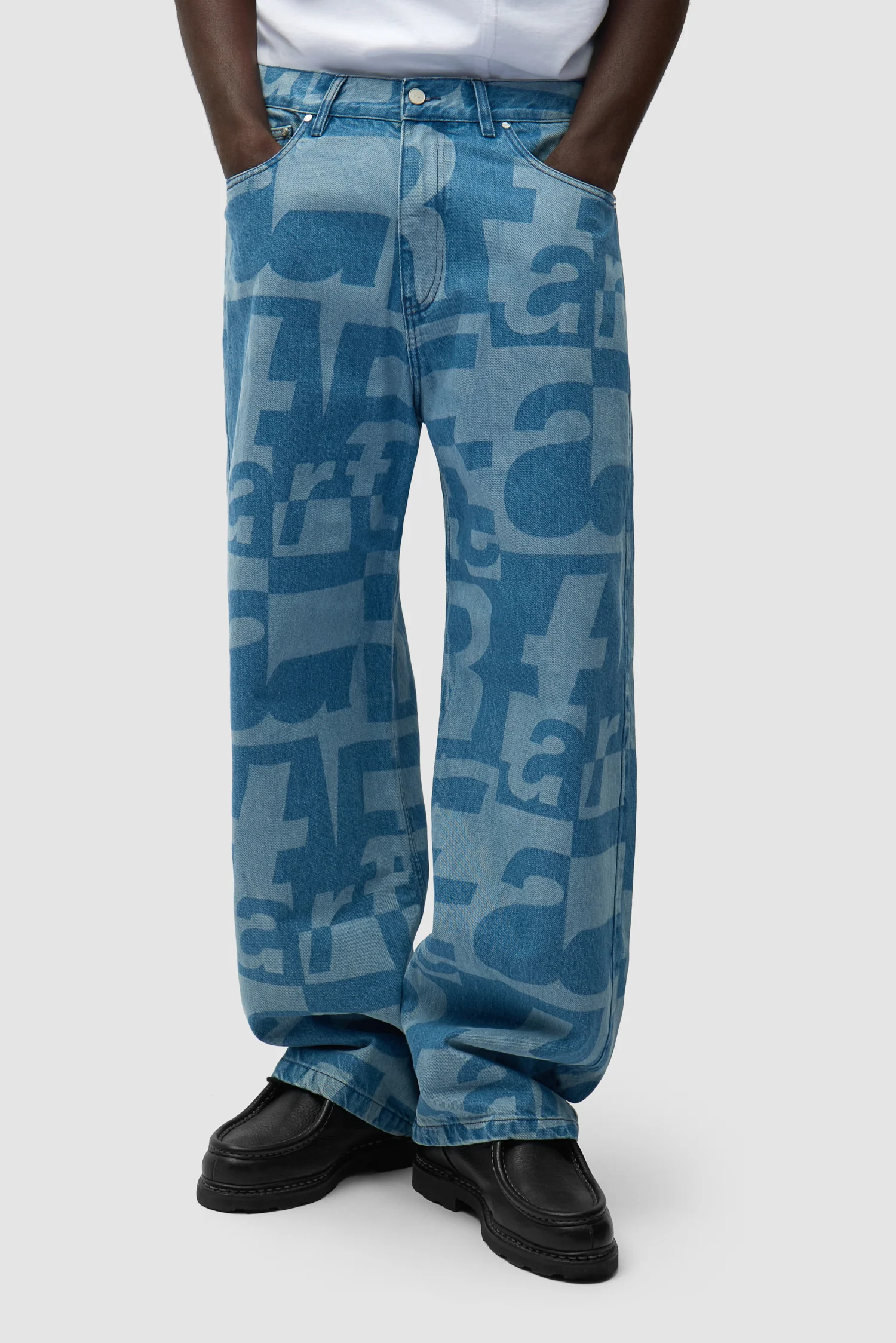 Denim Allover Pants - Raw Denim - Image 3