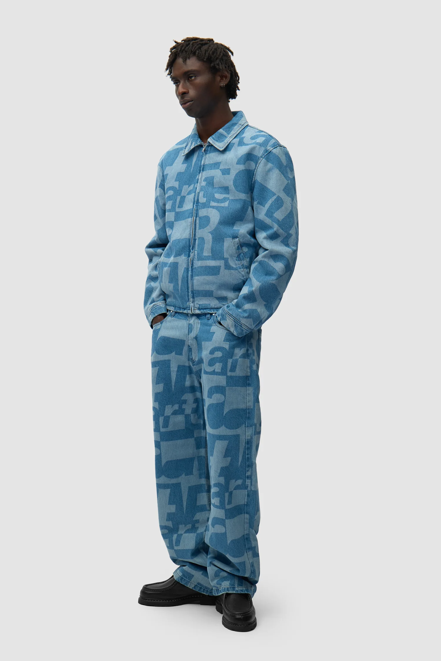 Denim Allover Pants - Raw Denim - Image 6