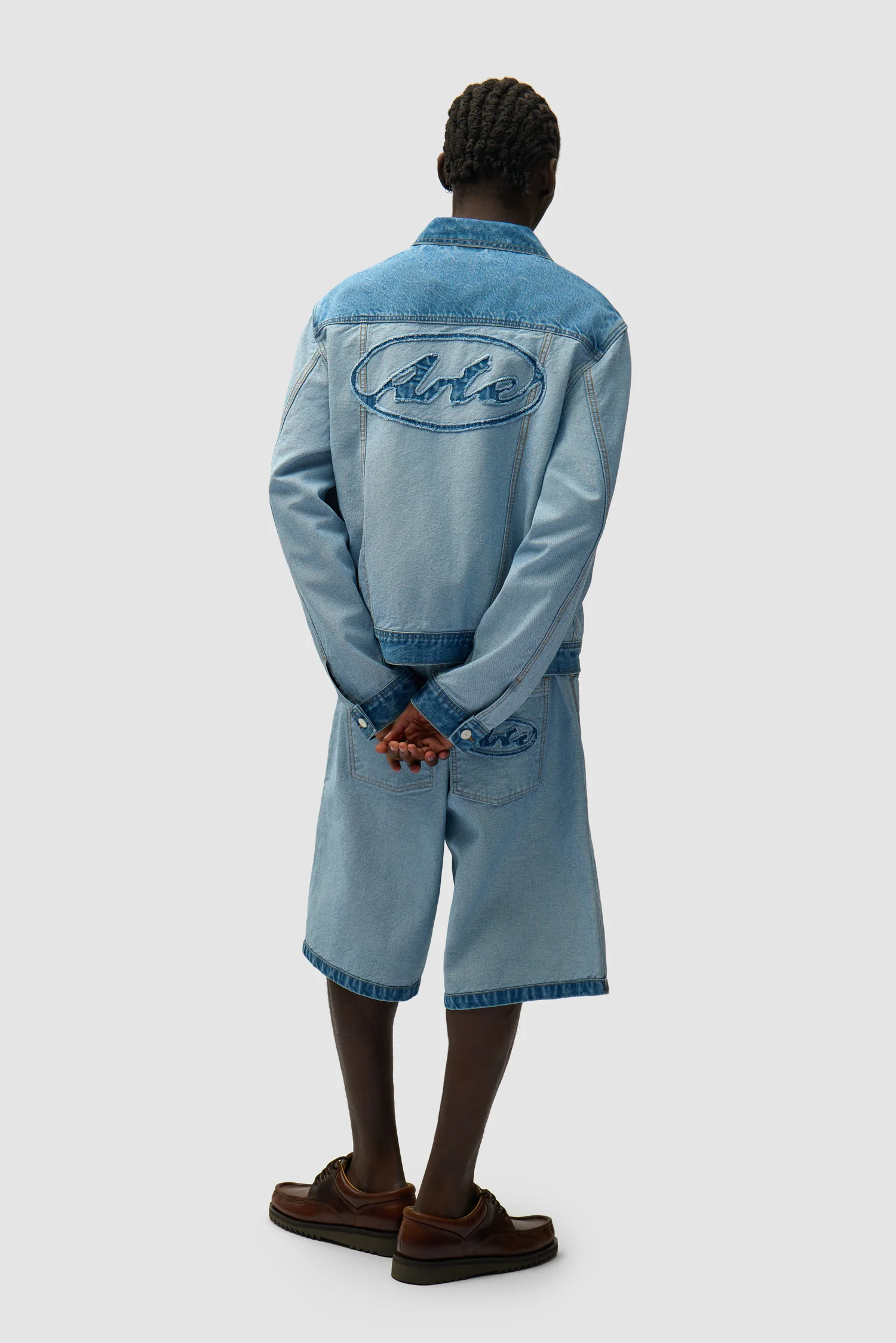 Denim Inside/Out Jacket - Denim Bleach - Image 6