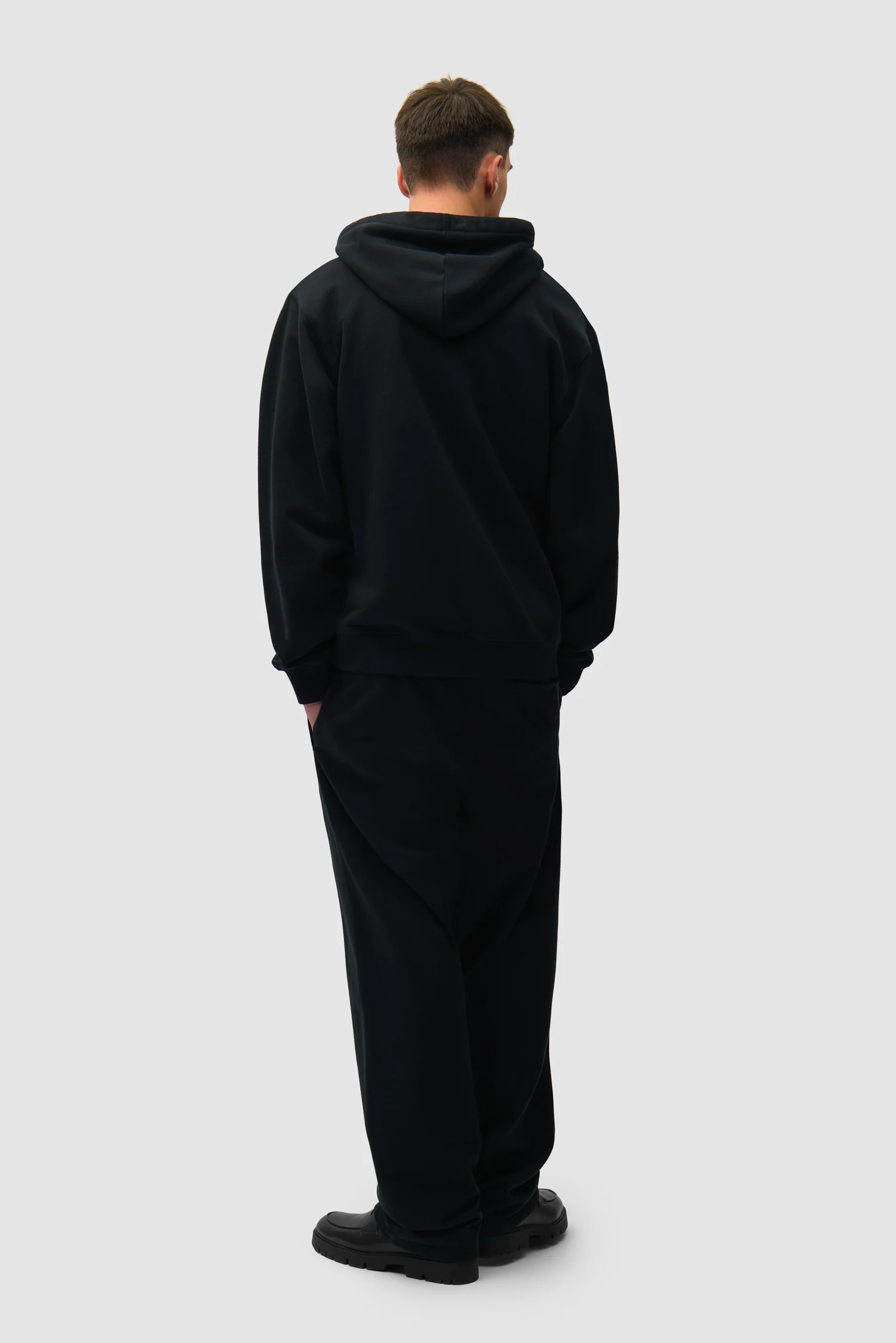 Heart Logo Hoodie - Black - Image 6