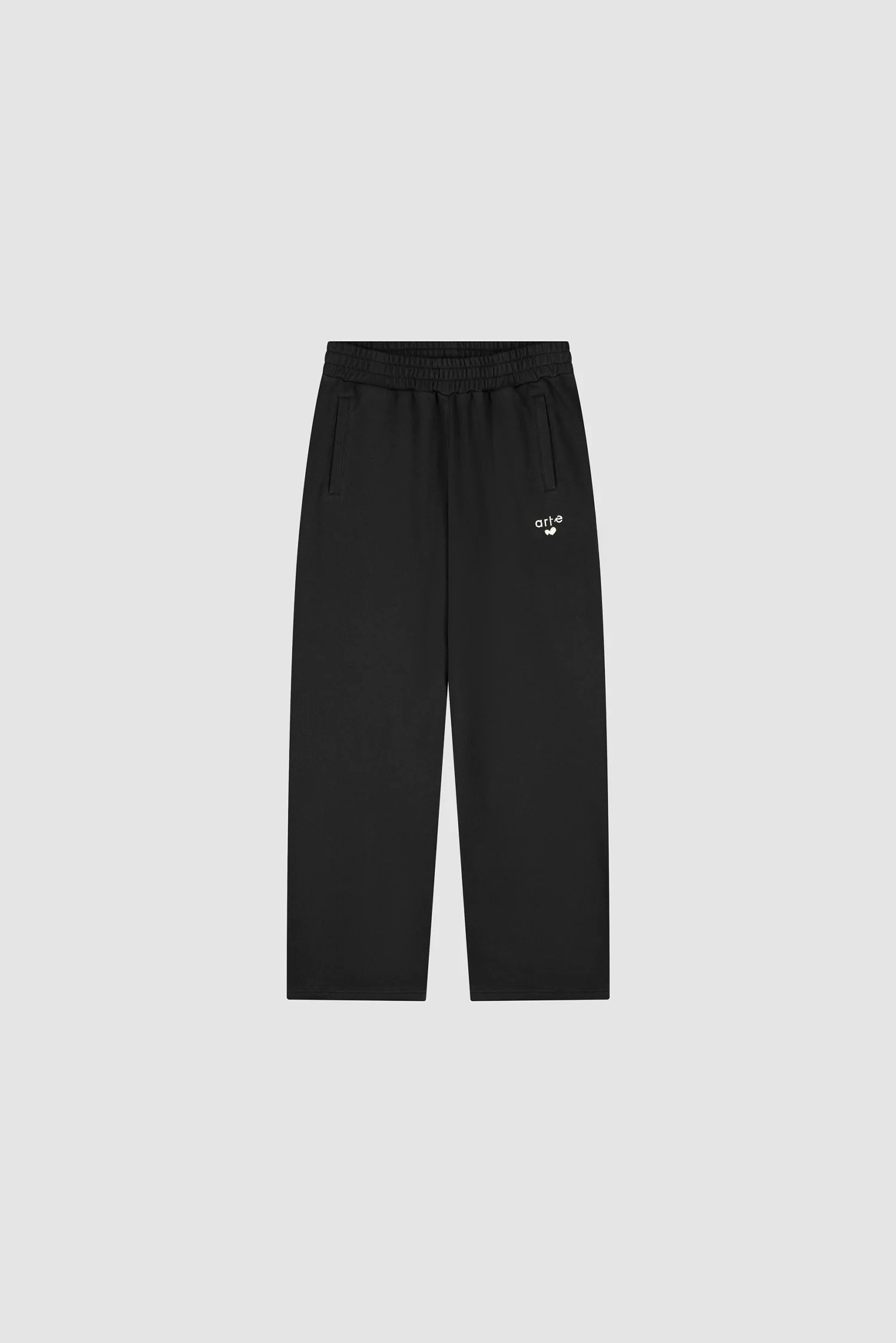 Heart Logo Sweatpants - Black - Image 9