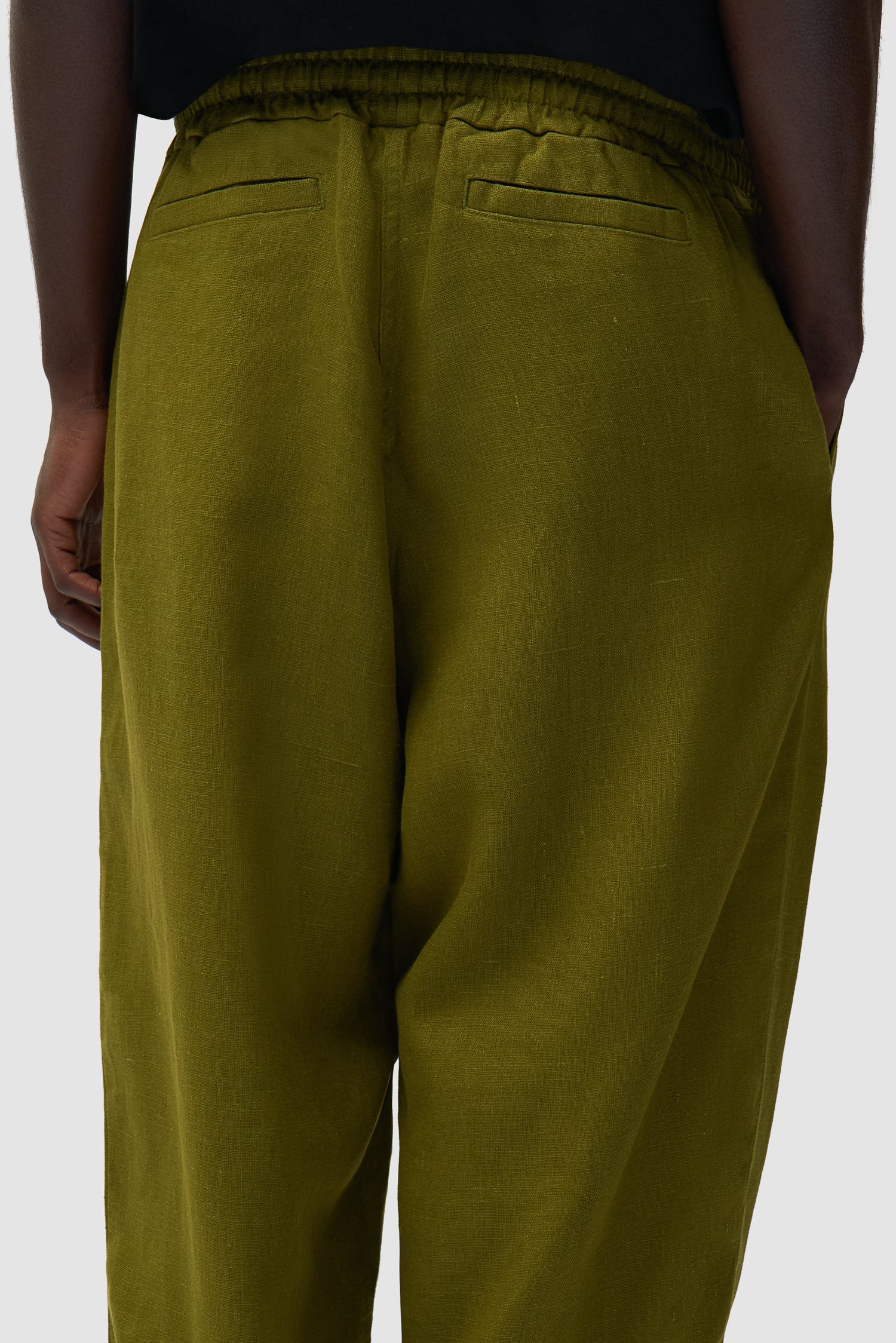 Linen Pants - Green - Image 8