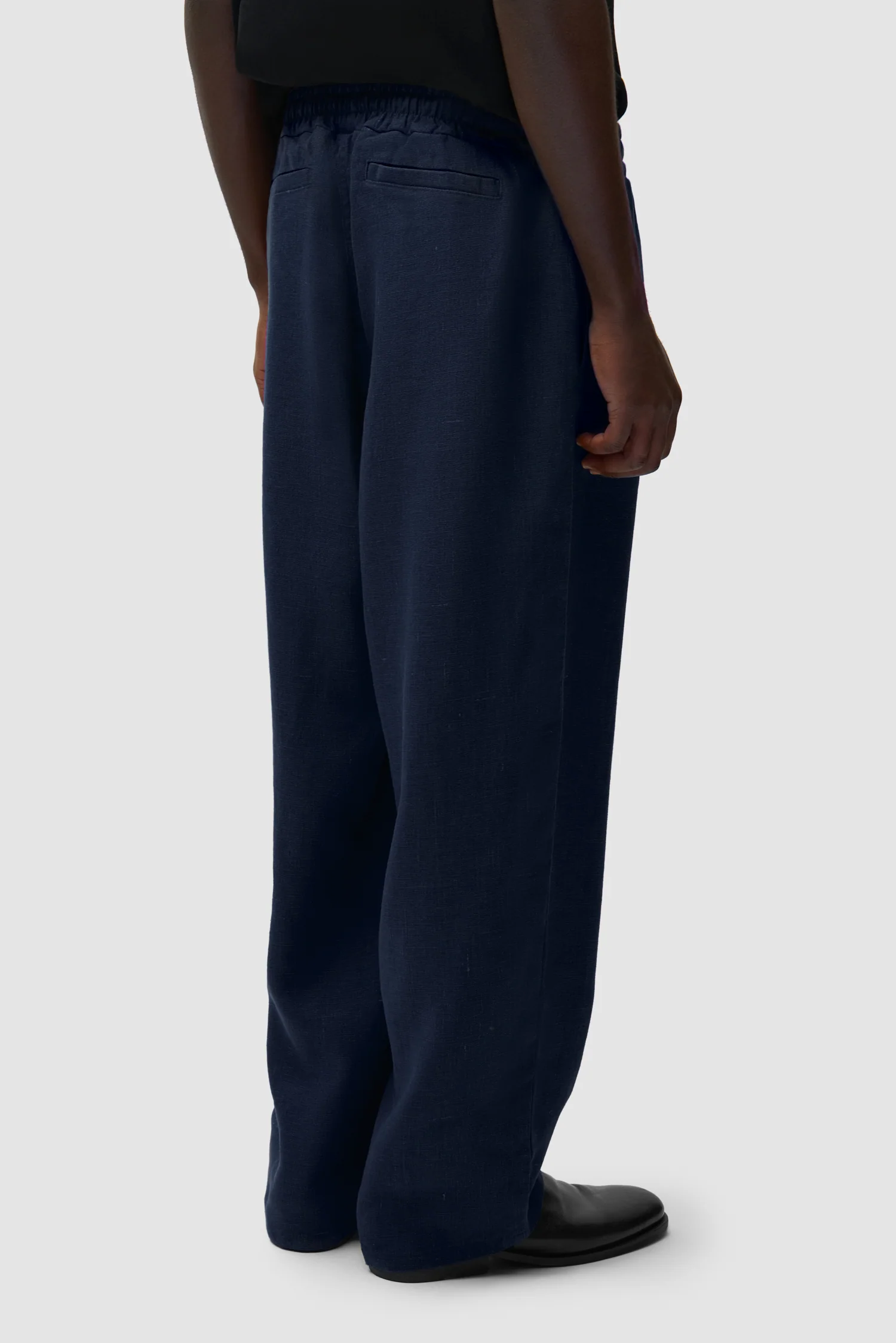 Linen Pants - Navy - Image 4