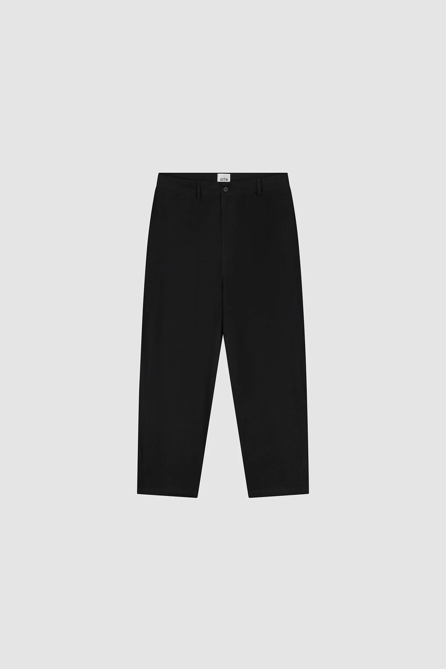 Linen Suit Pants - Black - Image 10