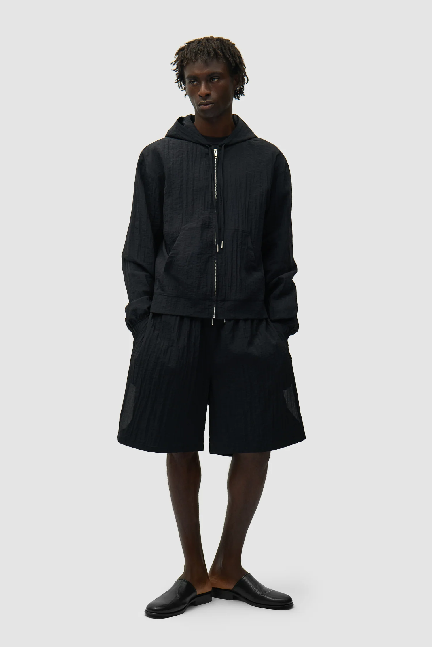 Mesh Jacket - Black - Image 5