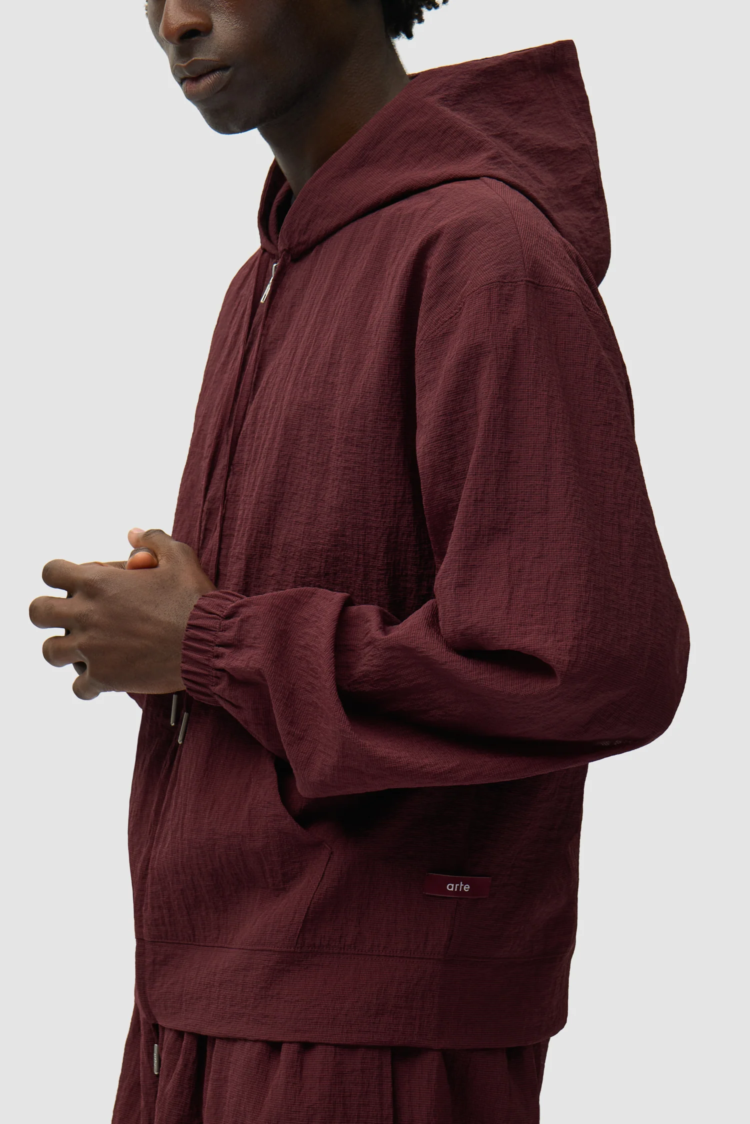 Mesh Jacket - Bordeaux - Image 7