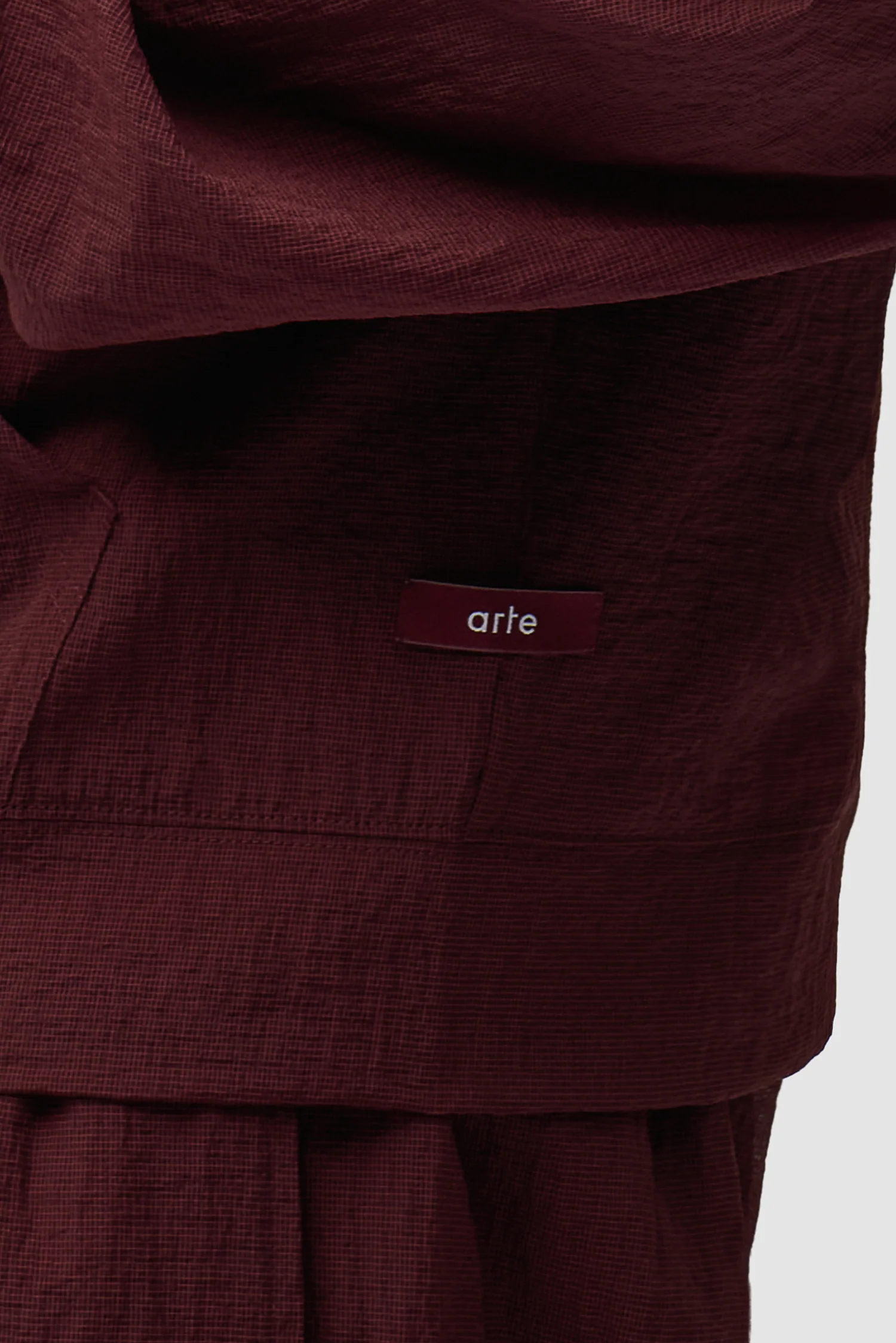 Mesh Jacket - Bordeaux - Image 8