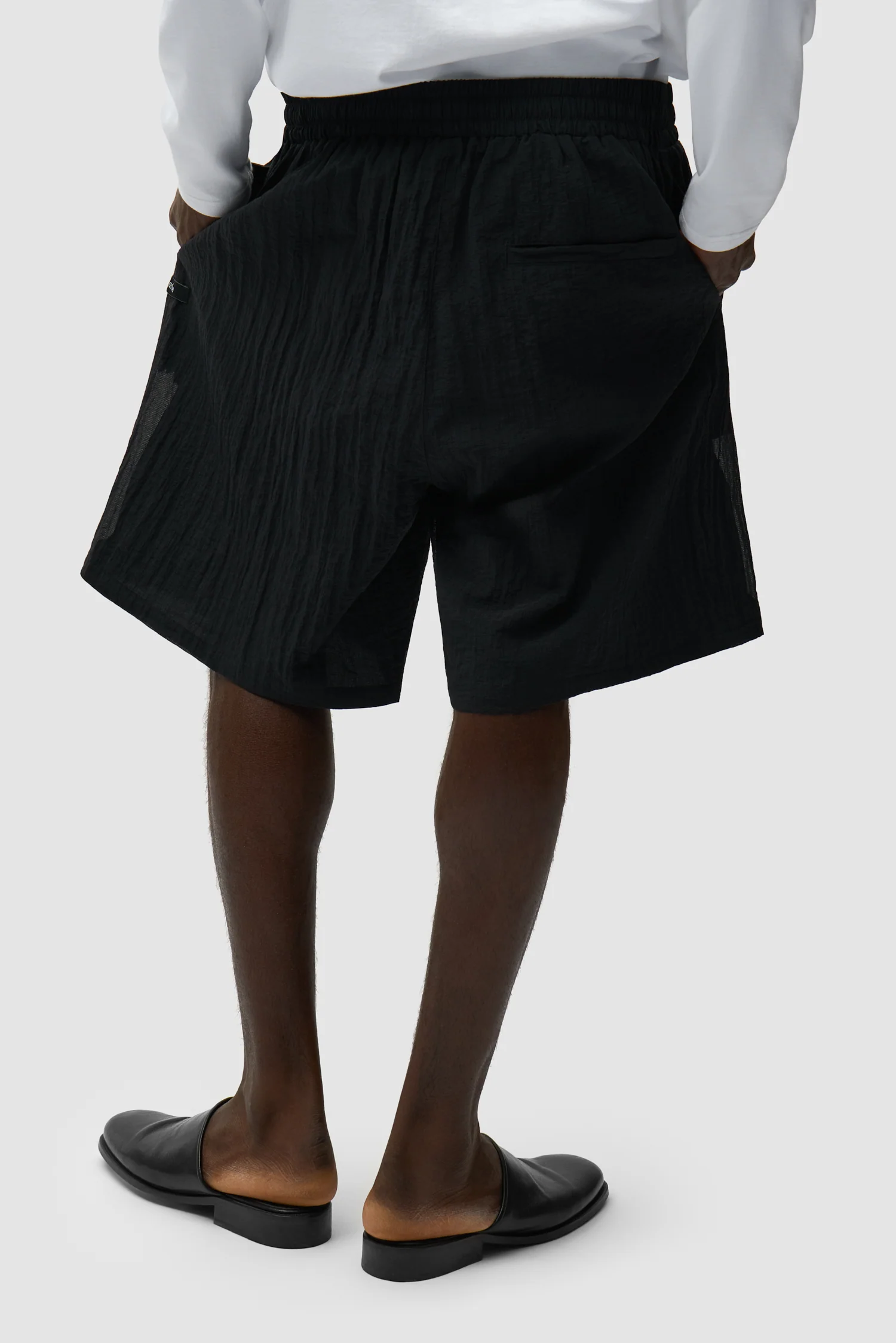 Mesh Shorts - Black - Image 4