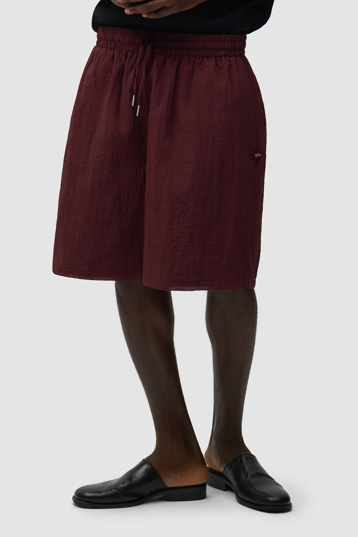 Mesh Shorts - Bordeaux - Image 3