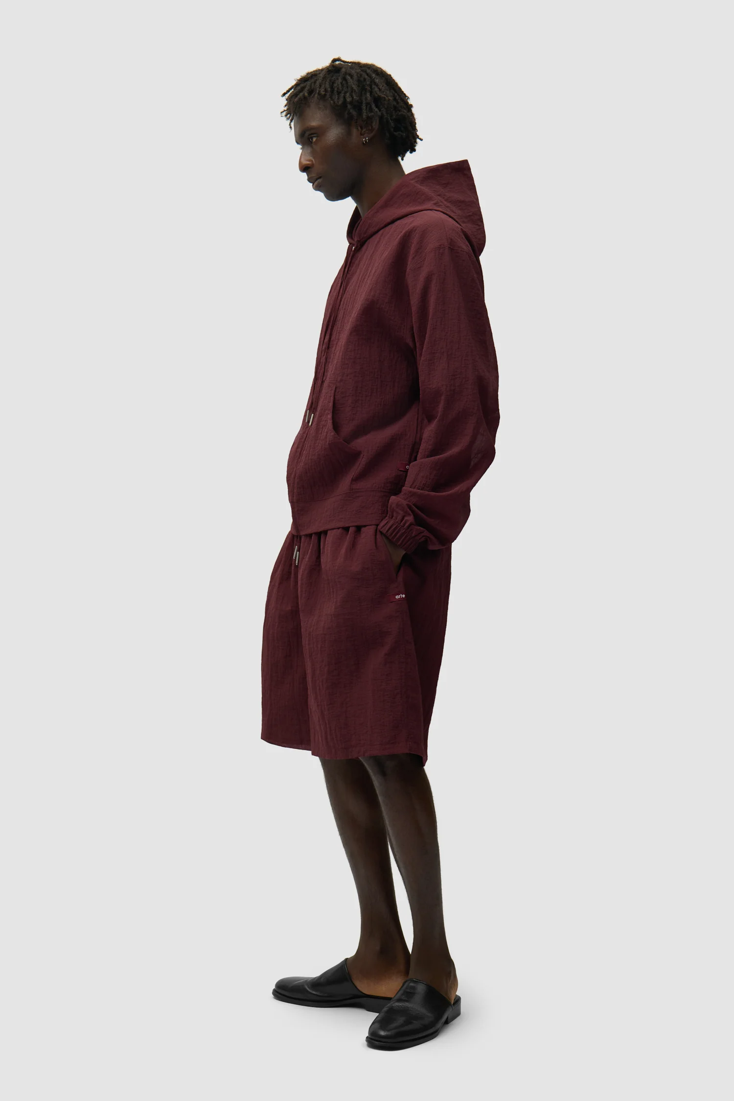 Mesh Shorts - Bordeaux - Image 6