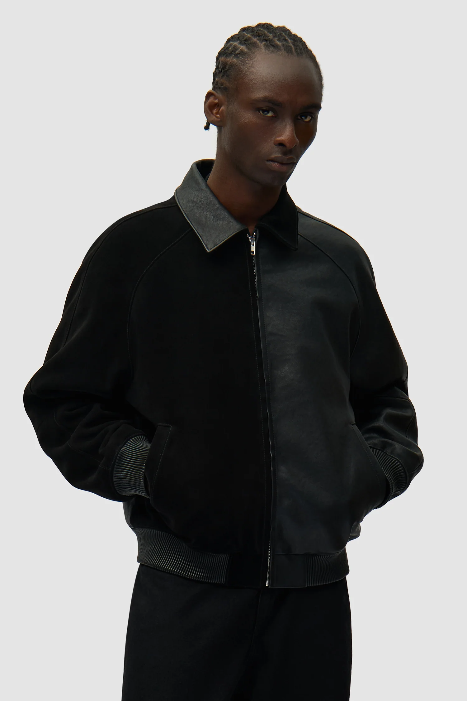 Multi Leather Jacket - Black - Image 3