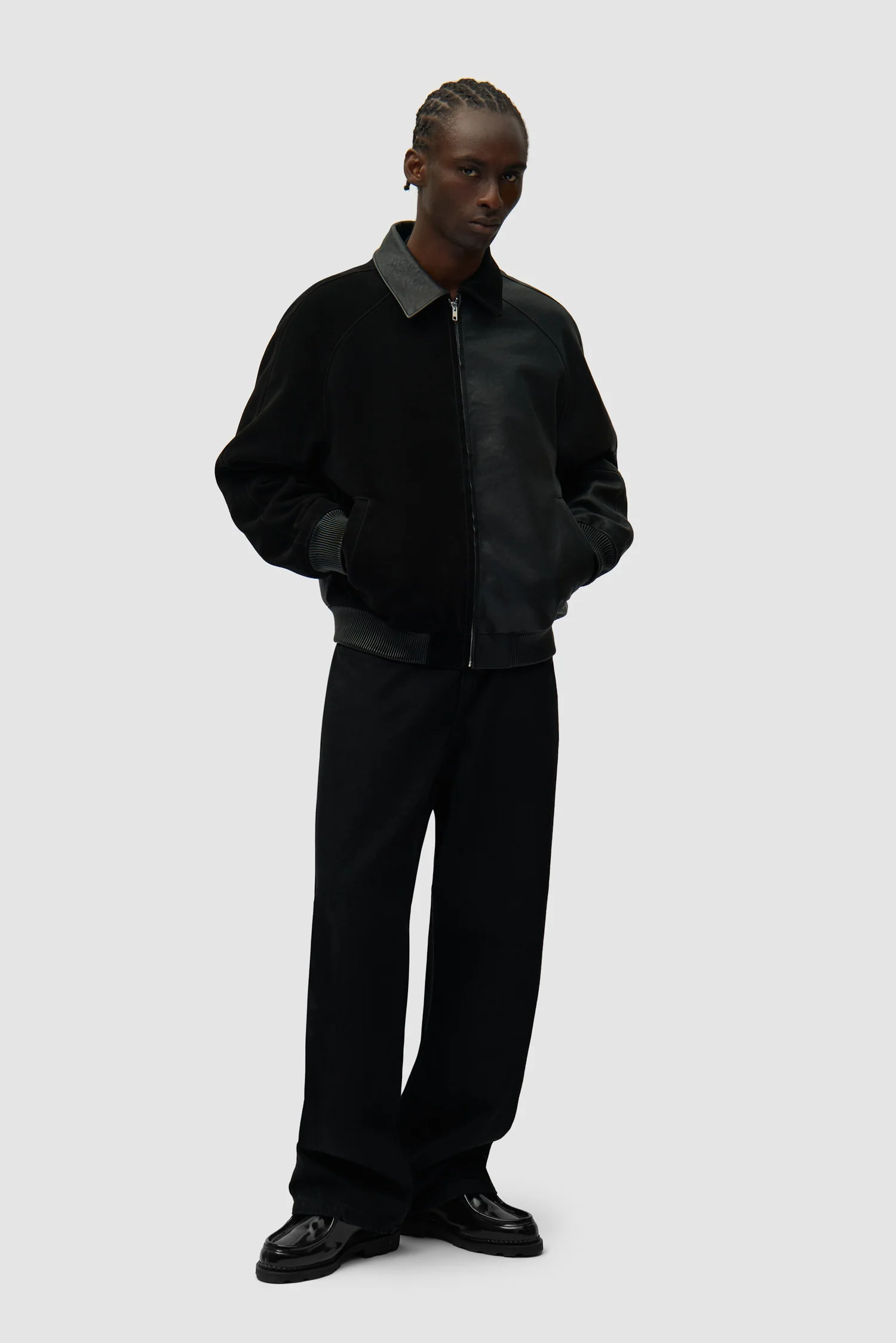 Multi Leather Jacket - Black - Image 4