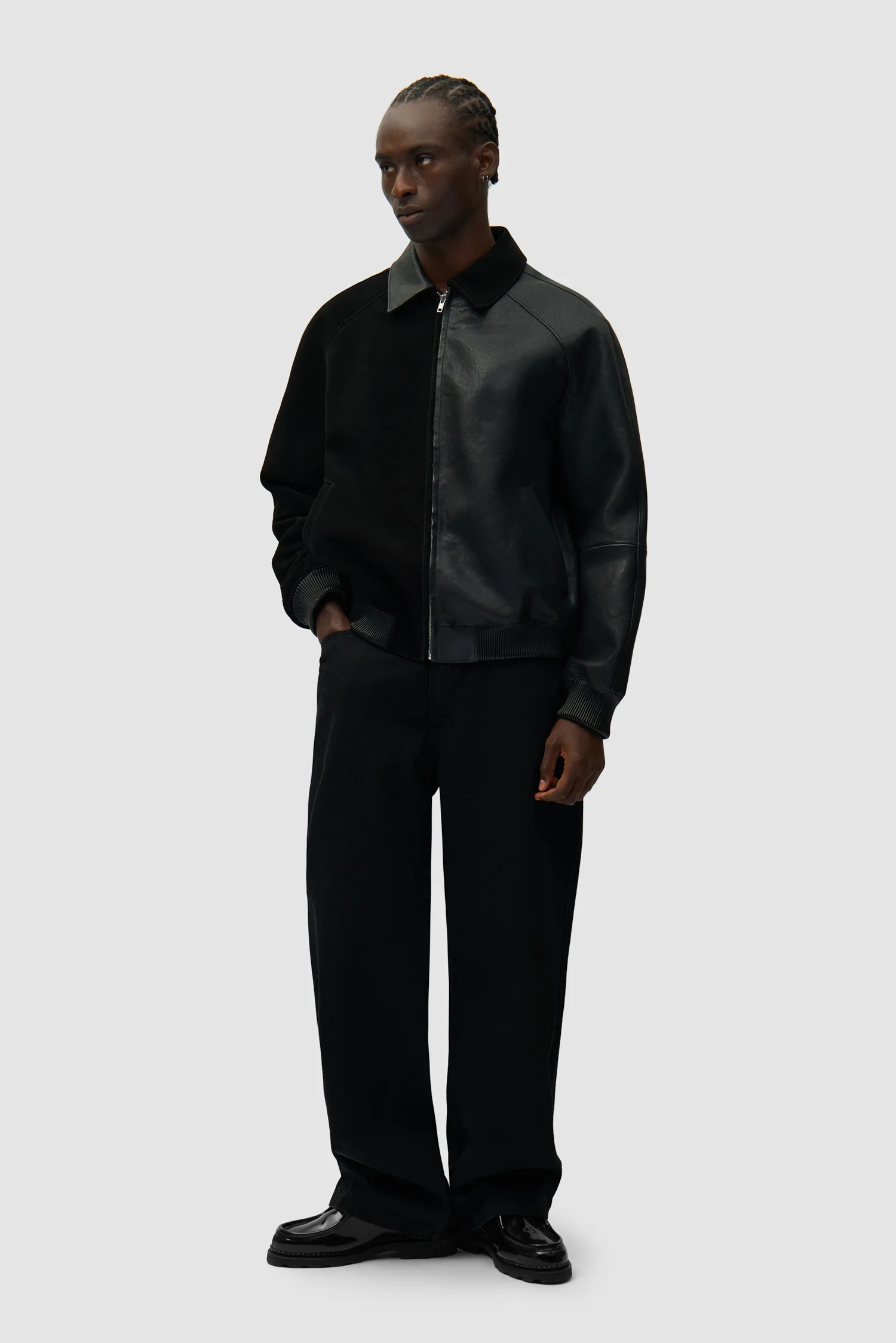 Multi Leather Jacket - Black - Image 5