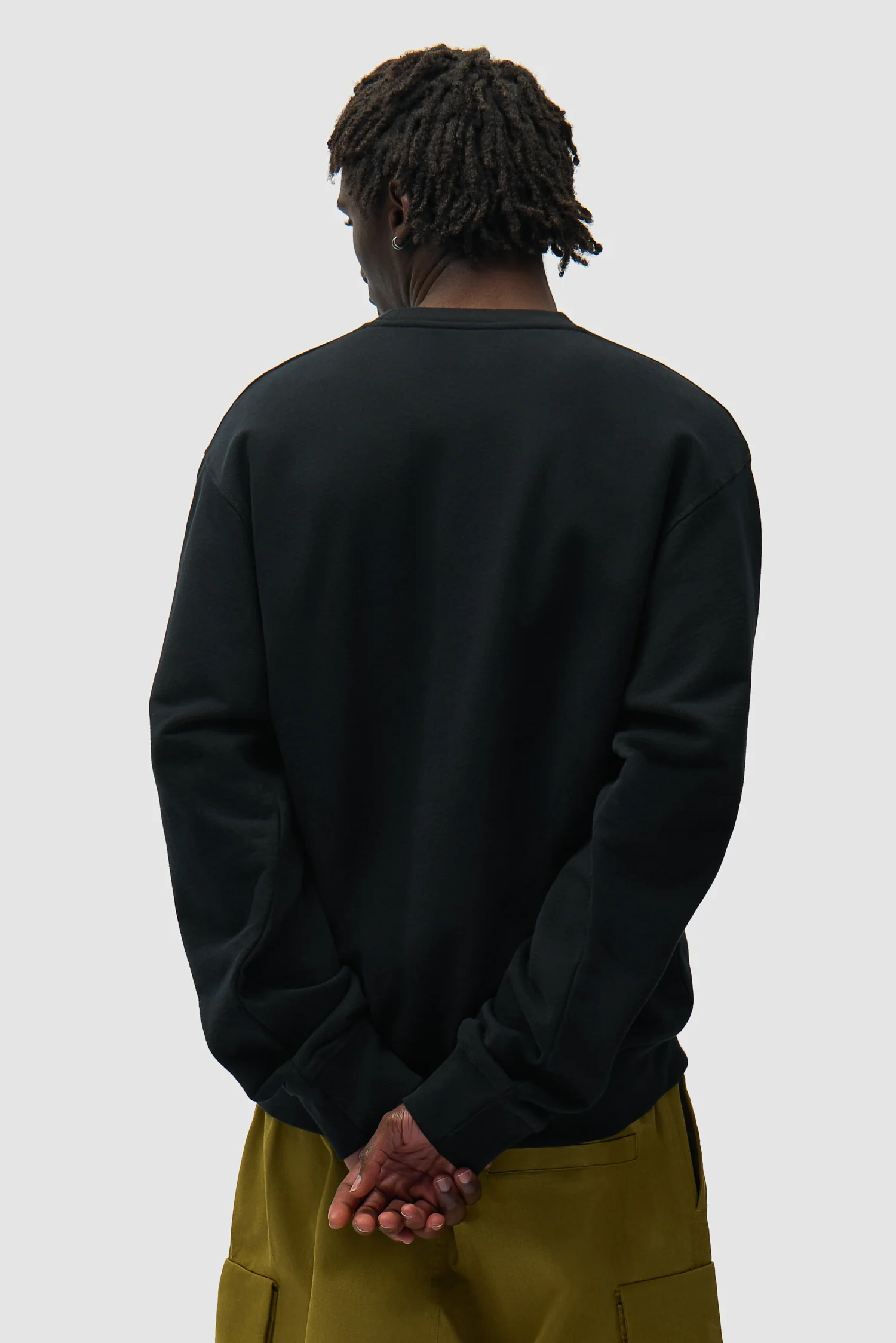 Multi Logo Crewneck - Black - Image 3