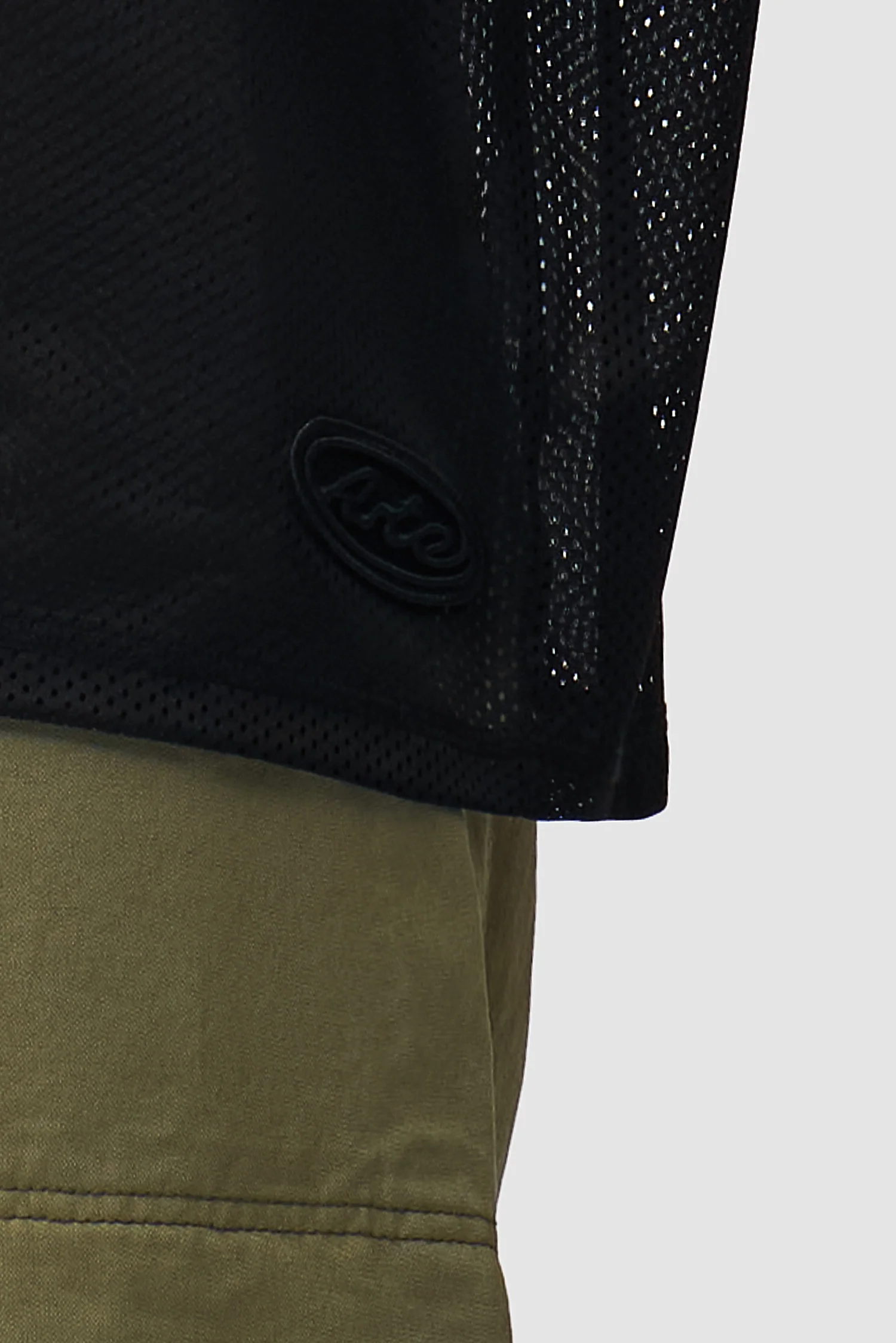 Multi Mesh T-shirt - Black - Image 8