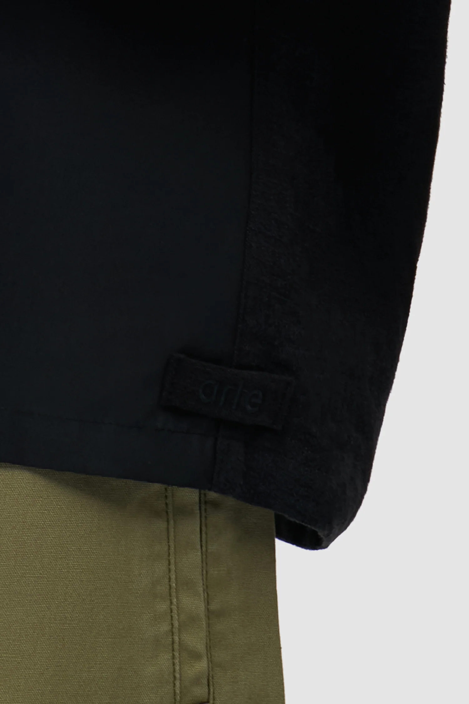 Nylon Linen Shirt - Black - Image 9