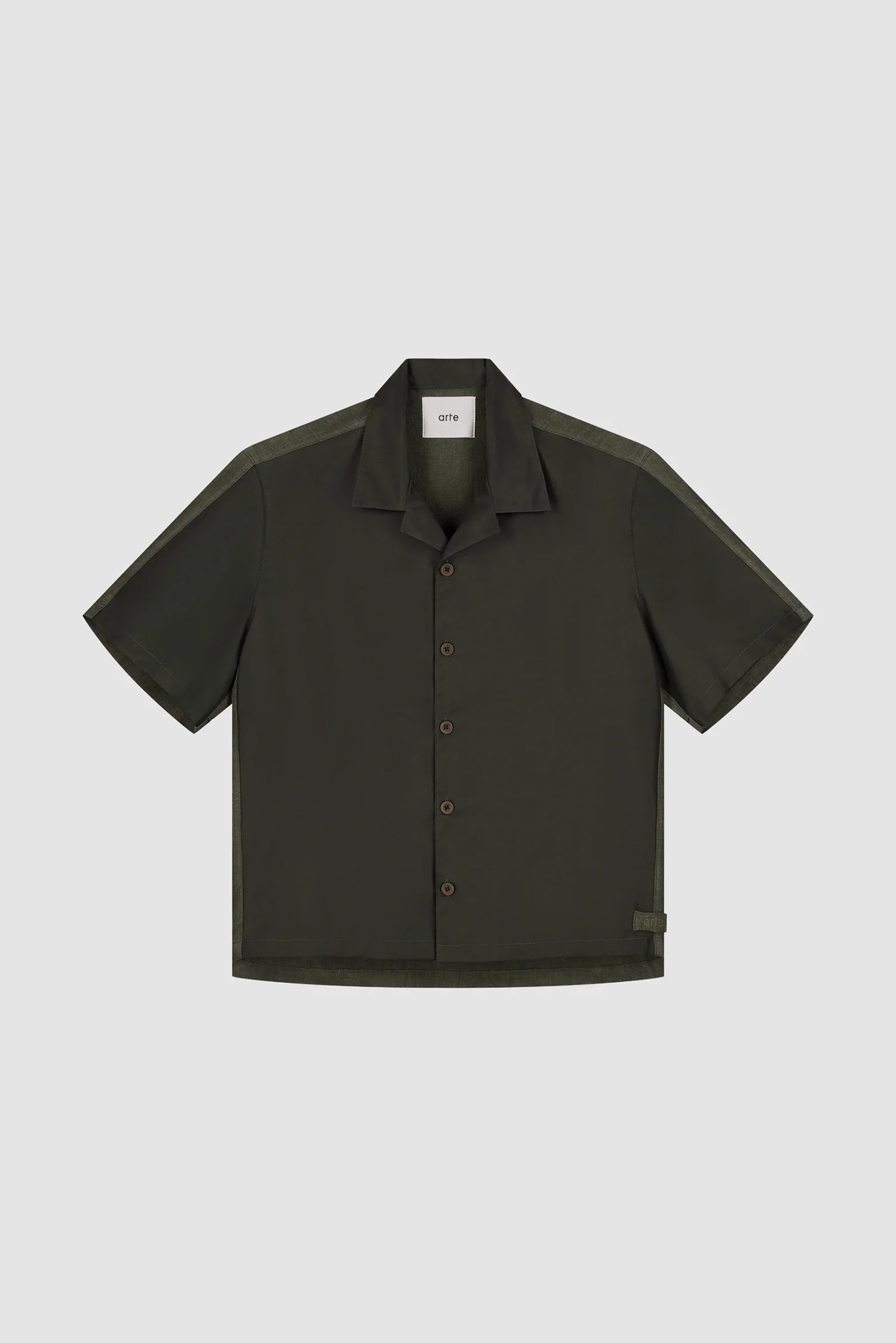 Nylon Linen Shirt - Green - Image 10