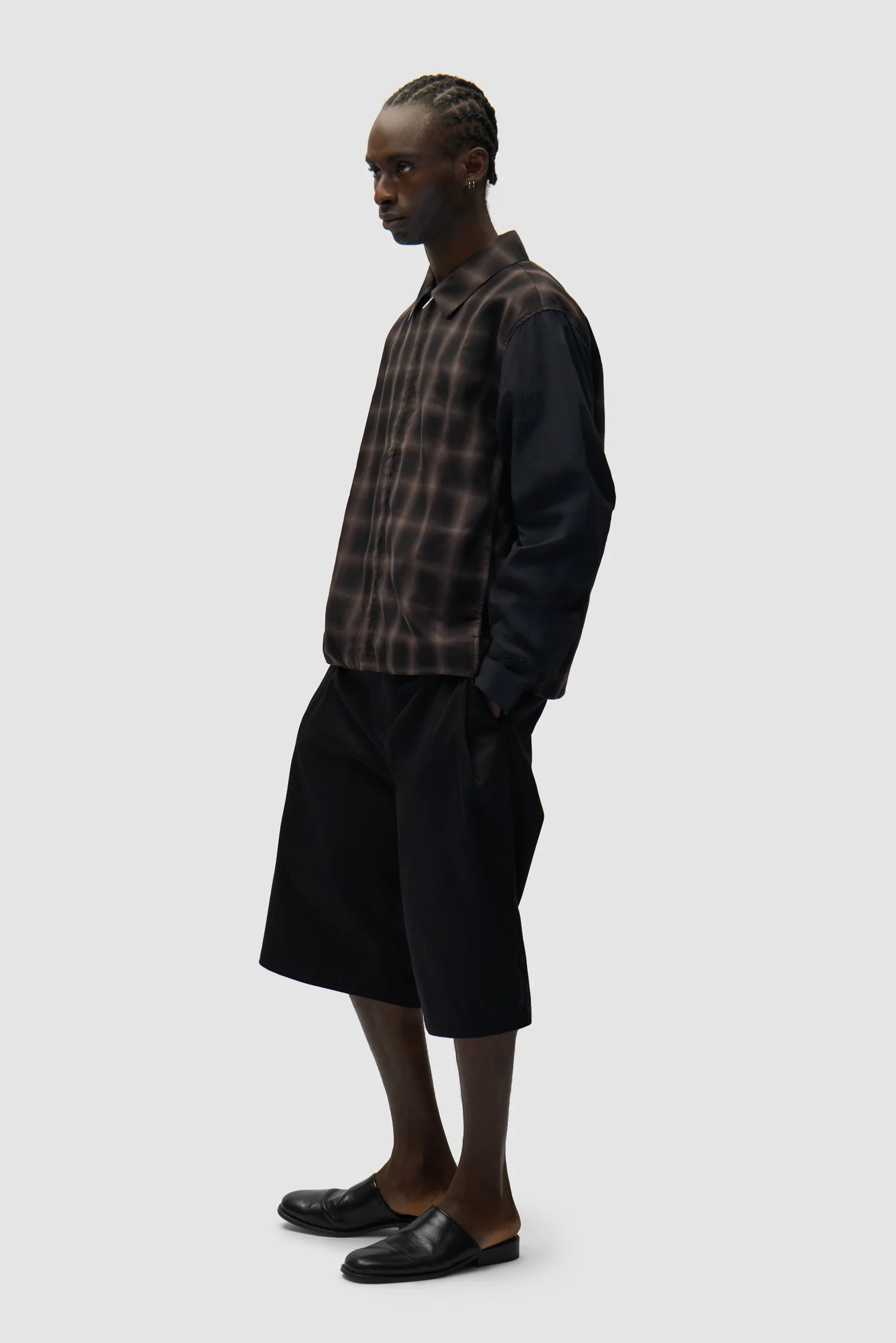 Plaided shirt Jacket - Plaid - Image 4