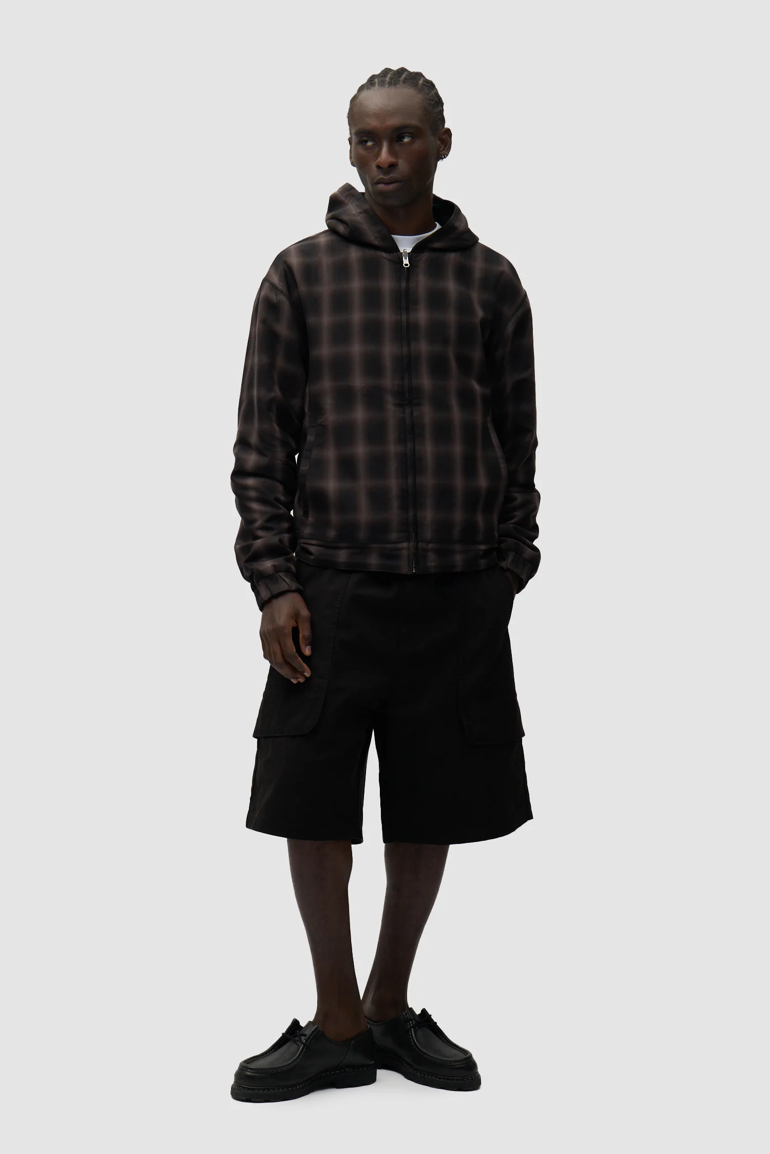 Reversible Fleece Jacket - Black - Image 9