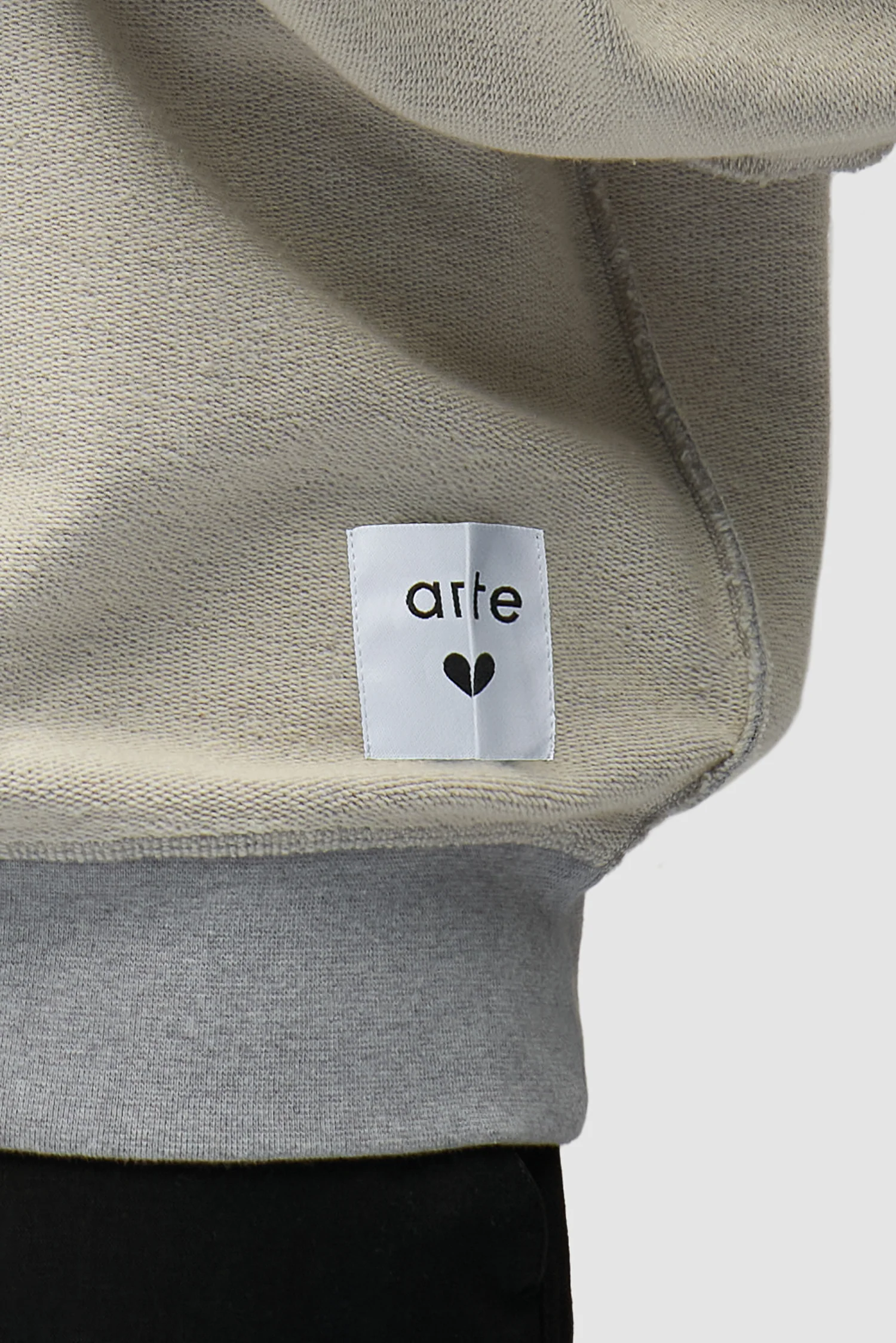 Reversible label Crewneck - Grey - Image 10