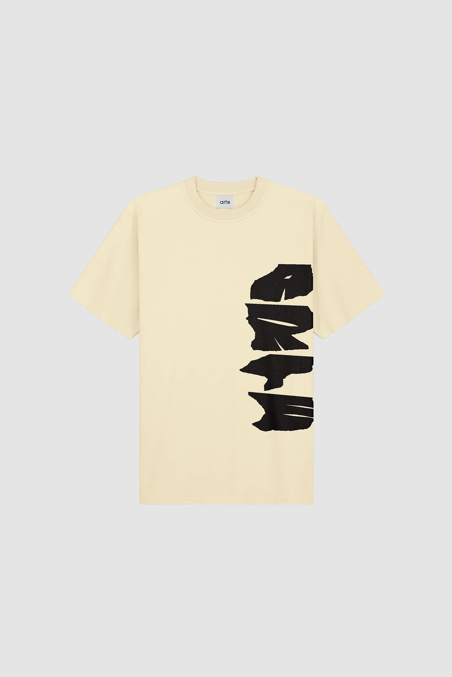 Side Logo T-shirt - Cream - Image 9